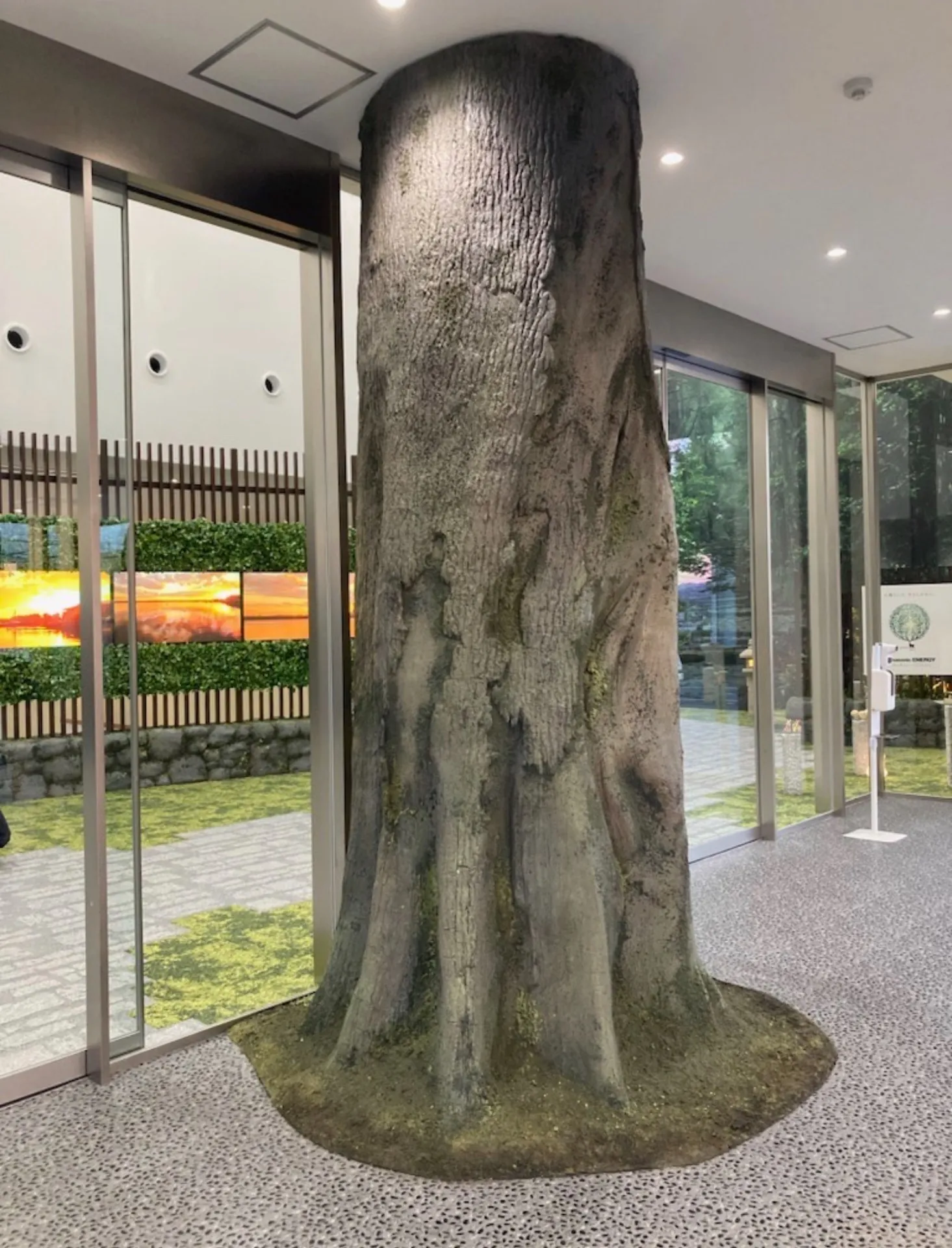 panasonic 防災地区に擬木